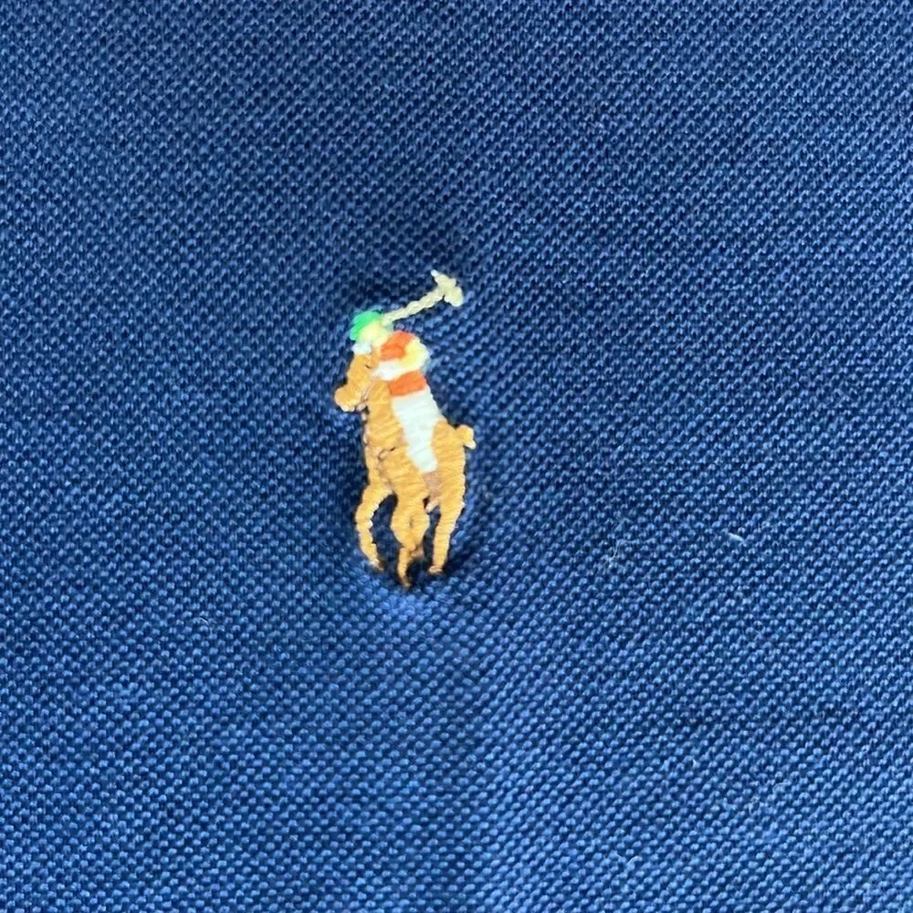 NWOT Polo Ralph Lauren The Iconic Mesh Polo Shirt Size Navy 4XB
